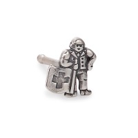 Ohrstecker 1 Stk Silber patiniert Volklore-118224