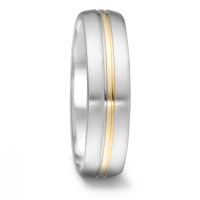 Partnerring Edelstahl, 750/18 K Gelbgold-306474