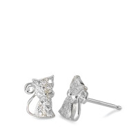 Ohrringe Silber 925 Katze-360014
