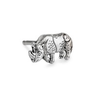 Ohrstecker 1 Stk Silber Nashorn-504182