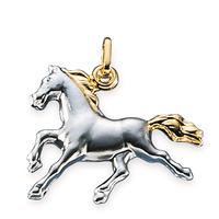 Anhänger 750/18 K Gelbgold Pferd-518226