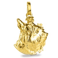 Anhänger 375/9 K Gelbgold Hund-519178