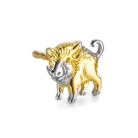 Ohrstecker 1 Stk 375/9 K Gelbgold Wildschwein-520501