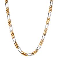 Collier 750/18 K Gelbgold, 750/18 K Weissgold 45 cm-526125
