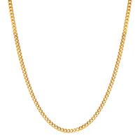 Panzer-Halskette 750/18 K Gelbgold 50 cm