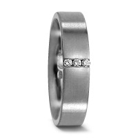 Partnerring Titan Diamant 0.03 ct, 3 Steine, w-si-529087
