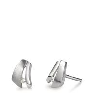 Ohrstecker Silber Zirkonia 2 Steine rhodiniert-531363
