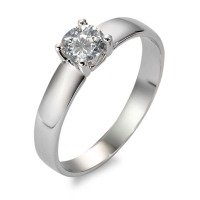 Solitär Ring 750/18 K Weissgold Moissanite-532441