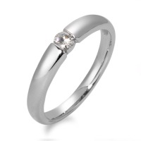 Solitär Ring 750/18 K Weissgold Moissanite-532476