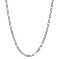 Panzer-Halskette Silber rhodiniert 60 cm-532837