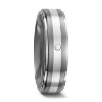 Partnerring Titan, Silber Diamant 0.015 ct, w-si-534355