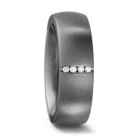 Partnerring Titan Diamant 0.04 ct, 4 Steine, w-si-535132