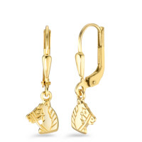 Ohrhänger 750/18 K Gelbgold Pferd-538934