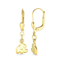 Ohrhänger 750/18 K Gelbgold Elefant-538945