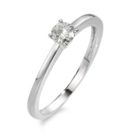 Solitär Ring 750/18 K Weissgold Moissanite-541461