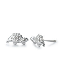 Ohrstecker Silber rhodiniert Schildkröte-541985