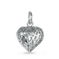 Anhänger Silber rhodiniert Herz-544092