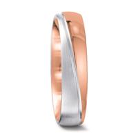 Partnerring 750/18 K Rotgold, 750/18 K Weissgold-544949