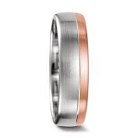 Partnerring 750/18 K Weissgold, 750/18 K Rotgold-544978