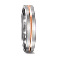 Partnerring 750/18 K Weissgold, 750/18 K Rotgold-544992