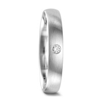 Partnerring 750/18 K Weissgold Diamant 0.04 ct, tw-vsi-545070
