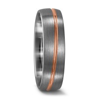 Partnerring 950 Palladium, 585/14 K Rotgold-546391