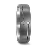 Partnerring Titan Diamant 0.03 ct, 2 Steine, w-si-546809