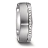 Partnerring Titan Diamant 0.11 ct, 11 Steine, w-si-546957