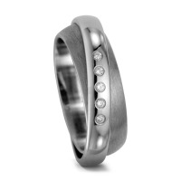 Partnerring Titan Diamant 0.05 ct, 5 Steine, w-si-547130
