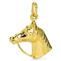 Anhänger 750/18 K Gelbgold Pferd-547157