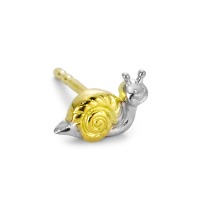 Ohrstecker 1 Stk 750/18 K Gelbgold Schnecke-547845