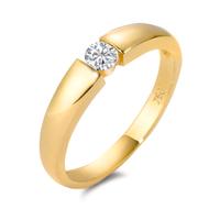 Solitär Ring 750/18 K Gelbgold Moissanite-548579