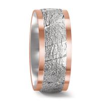 Partnerring 750/18 K Weissgold, 750/18 K Rotgold-549284