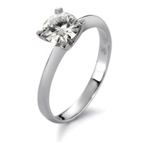 Solitär Ring 750/18 K Weissgold Moissanite-551818