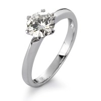 Solitär Ring 750/18 K Weissgold Moissanite-551868