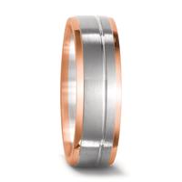 Partnerring 750/18 K Weissgold, 750/18 K Rotgold-552037