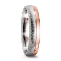 Partnerring 750/18 K Weissgold, 750/18 K Rotgold-552536