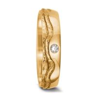 Partnerring 750/18 K Gelbgold Diamant 0.055 ct, w-si-553939