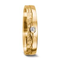 Partnerring 750/18 K Gelbgold Diamant 0.037 ct, w-si-553943
