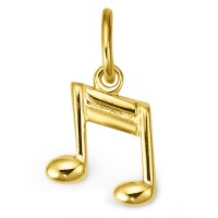 Anhänger 375/9 K Gelbgold Musiknote-555190