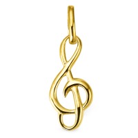 Anhänger 375/9 K Gelbgold Notenschlüssel-555749