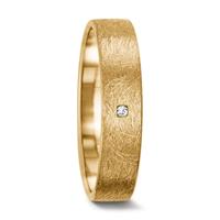 Partnerring 750/18 K Gelbgold Diamant 0.008 ct, tw-vsi-556648