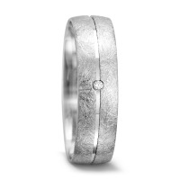 Partnerring 750/18 K Weissgold Diamant 0.01 ct, tw-vsi-556688