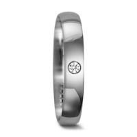 Partnerring 950 Palladium Diamant 0.04 ct, tw-vsi-556710