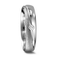 Partnerring 950 Palladium Diamant 0.04 ct, tw-vsi-556893