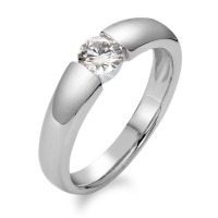 Solitär Ring 750/18 K Weissgold Moissanite-560513