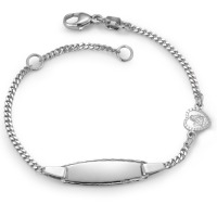 Gravurarmband Silber rhodiniert Schutzengel 12-14 cm verstellbar-560560