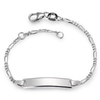 Gravurarmband 375/9 K Weissgold 12-14 cm verstellbar-561242