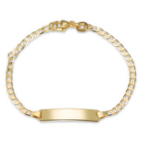 Gravurarmband 375/9 K Gelbgold 12-14 cm verstellbar