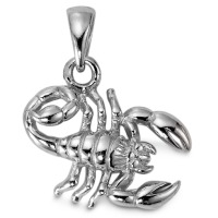 Anhänger Silber rhodiniert Sternzeichen Skorpion-563155